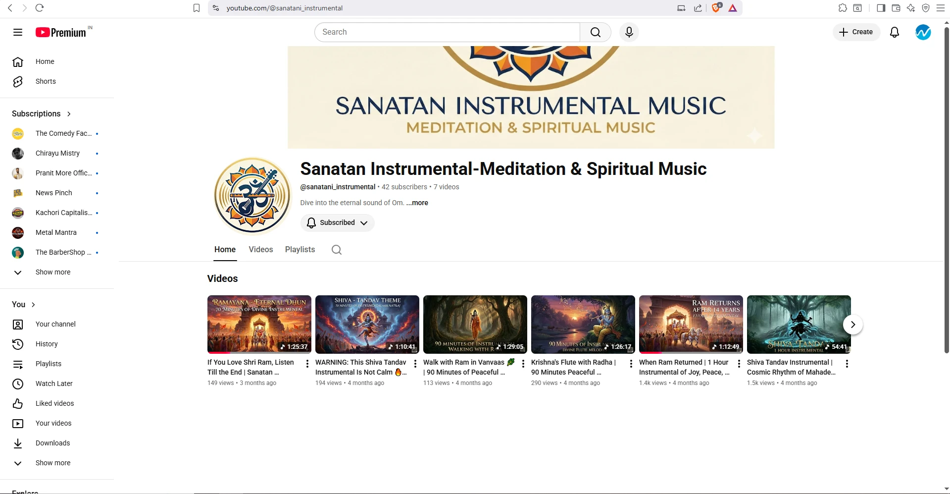 Sanatani YouTube channel
