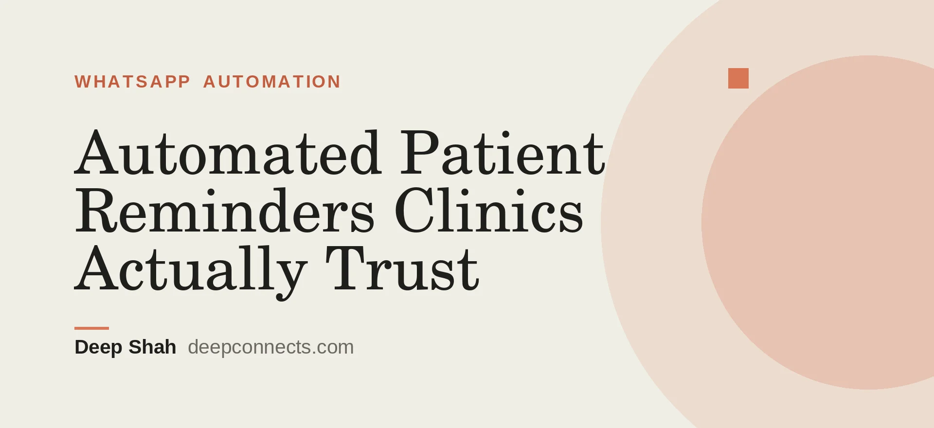 Automated Patient Reminders Clinics Actually Trust