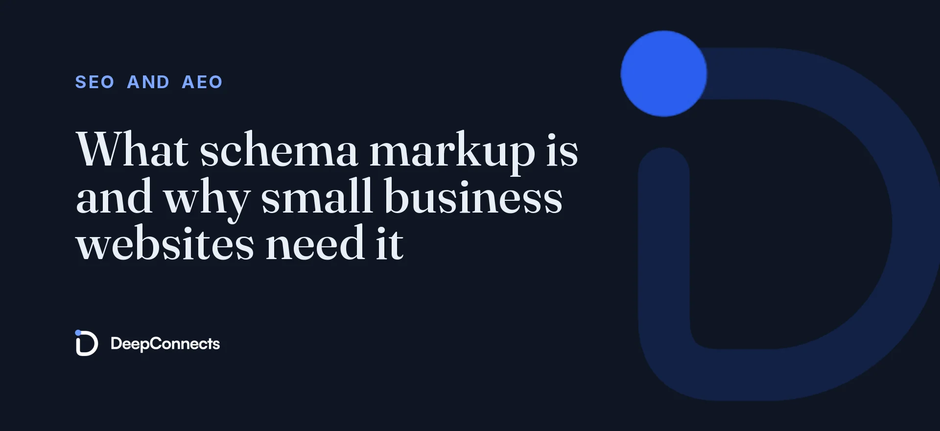 What schema markup is and why small business websites need it
